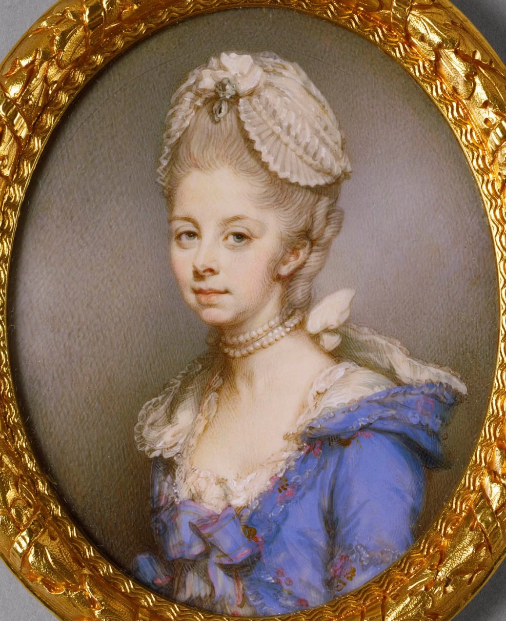 Ritratto di Carlotta di Meclemburgo Strelitz (1744 - 1818), regina del Regno Unito e dell'Irlanda come sposa di GiorgioIII
